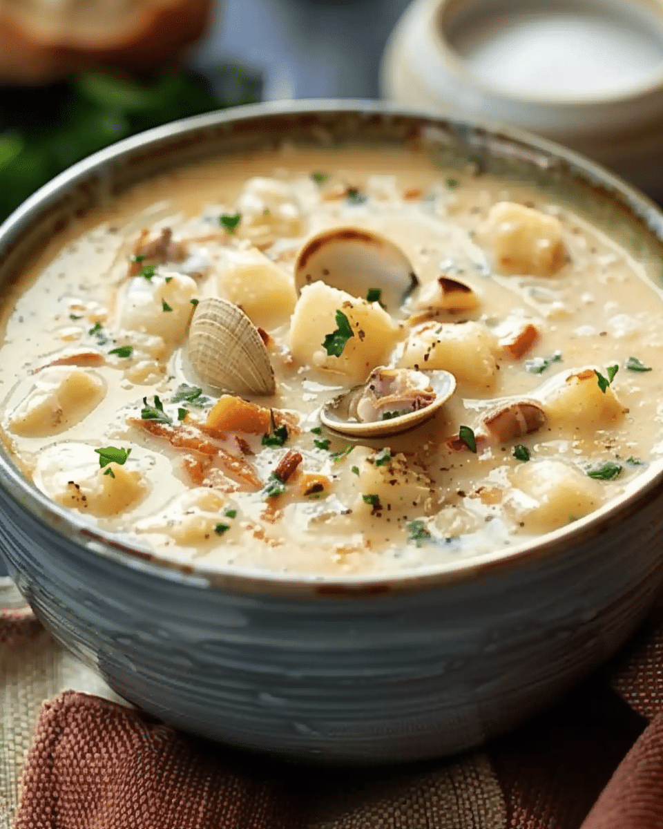 Pumpkin Clam Chowder