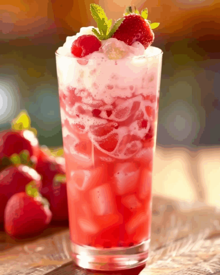 Homemade Real Fruit Irish Cream Soda