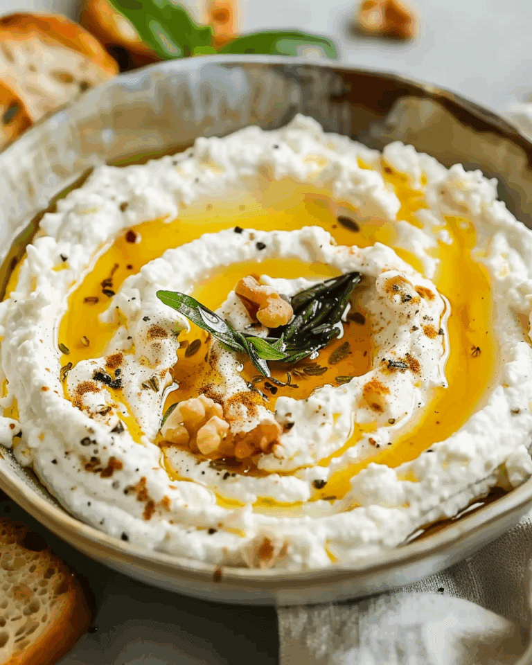 Spicy Ricotta Dip with Hot Honey