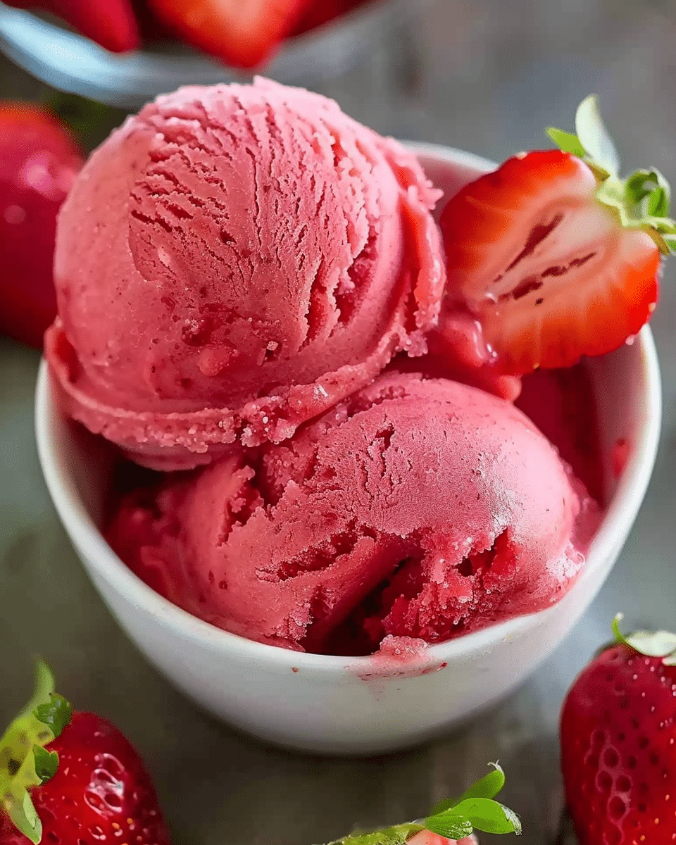 Strawberry Sorbet Recipe
