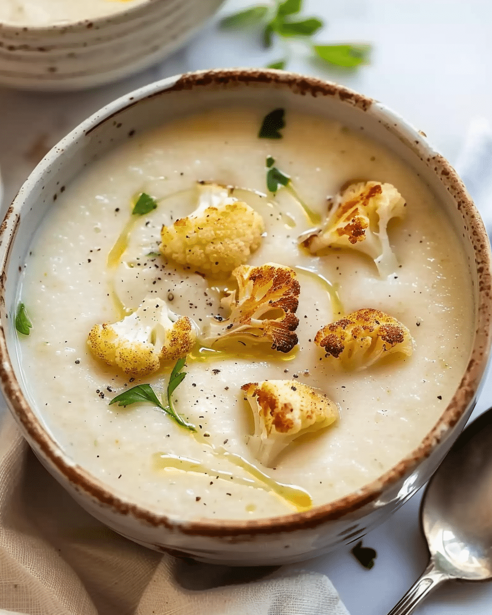 Vegan Cauliflower Soup