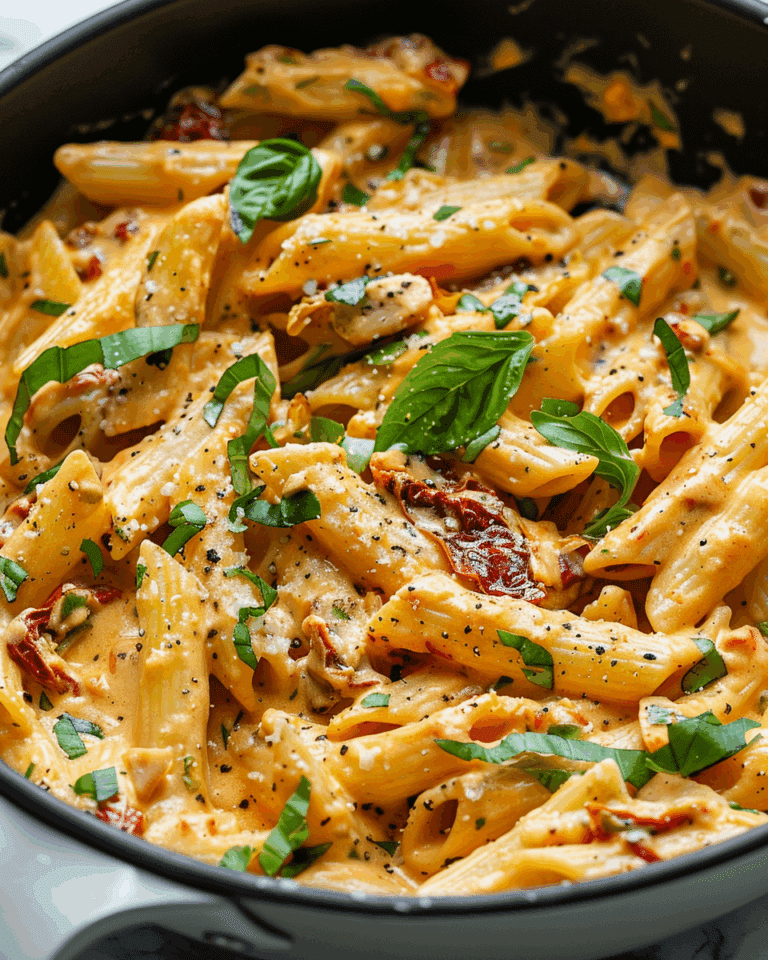 Vegan Creamy Sun-Dried Tomato Pasta Recipe
