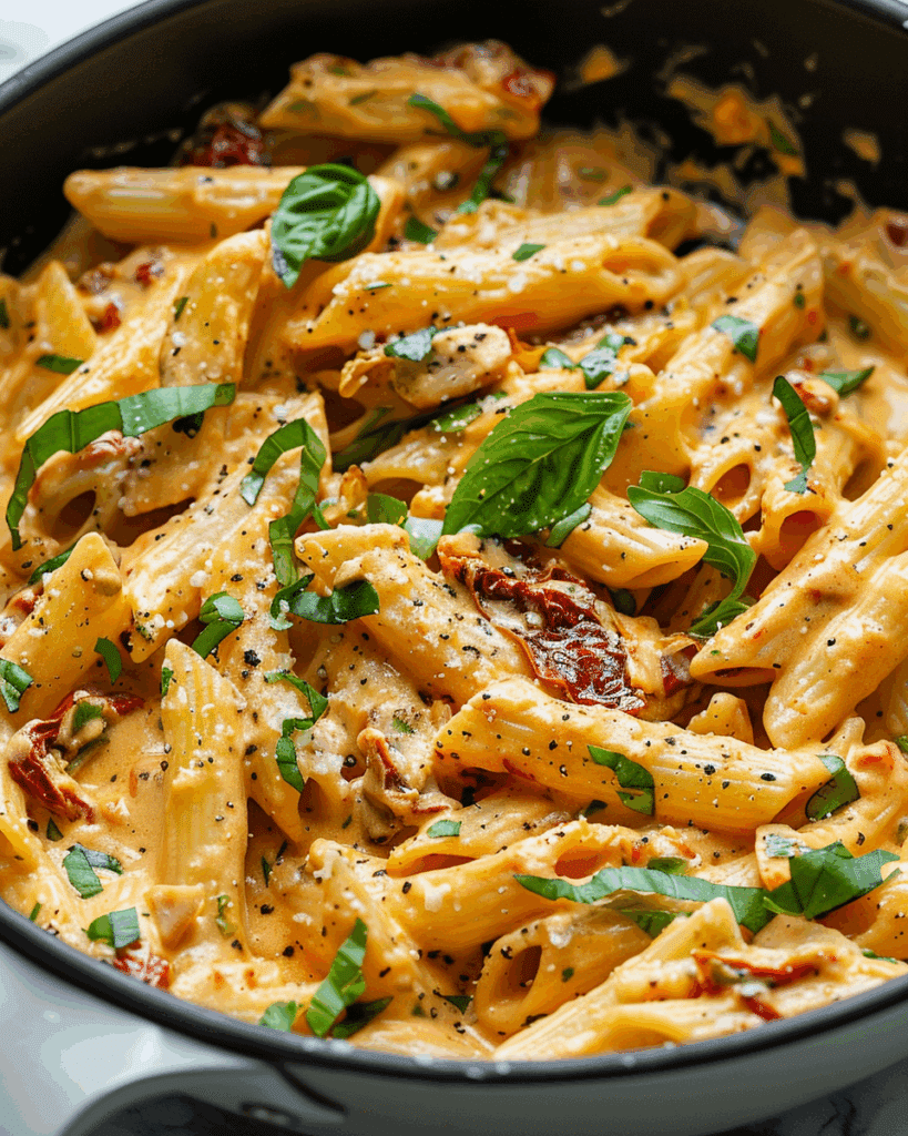 Vegan Creamy Sun-Dried Tomato Pasta Recipe