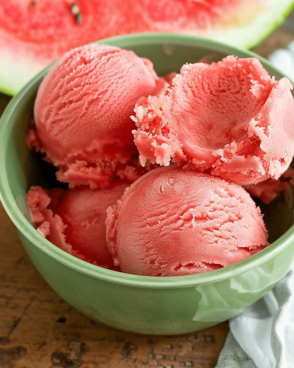 2-Ingredient Watermelon Gelato