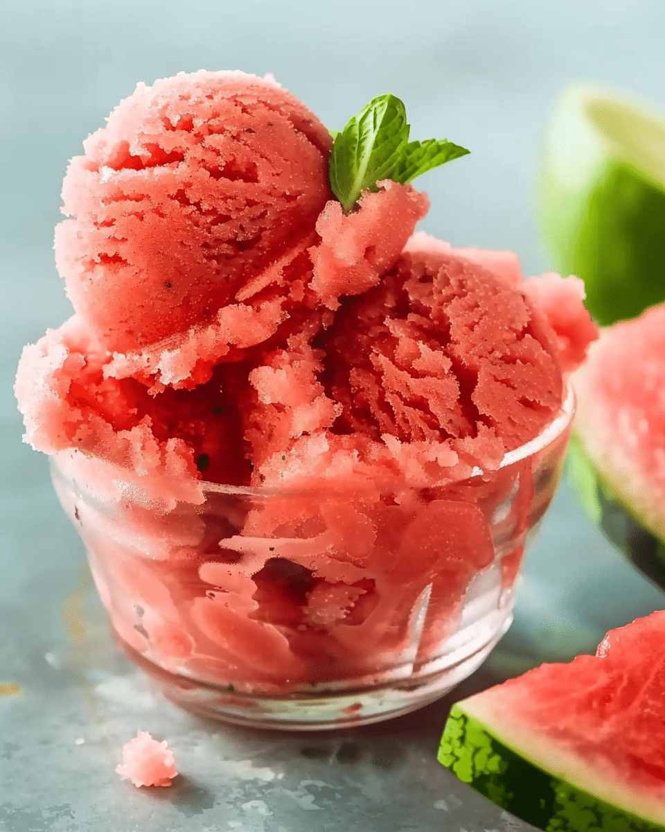 Watermelon Sorbet Recipe