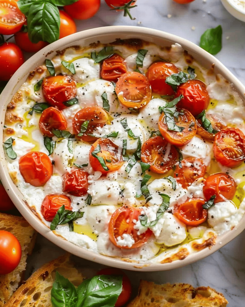 Easy Caprese Dip