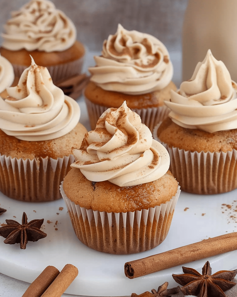 Chai Latte Cupcakes