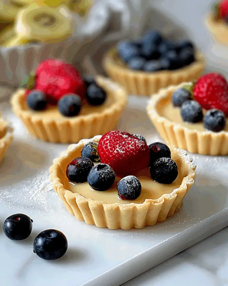 Mini Fruit Tarts with Pastry Cream