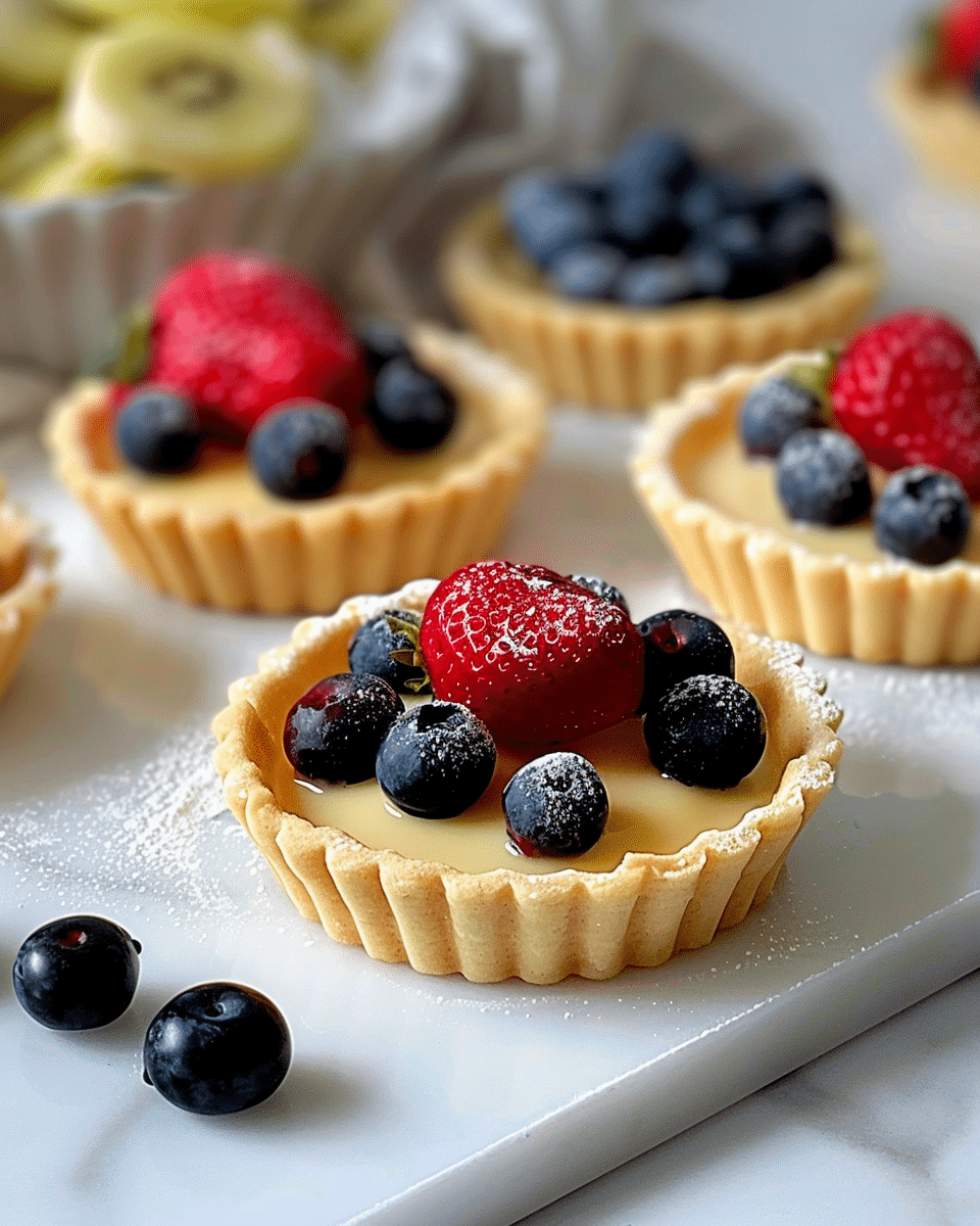 Mini Fruit Tarts with Pastry Cream