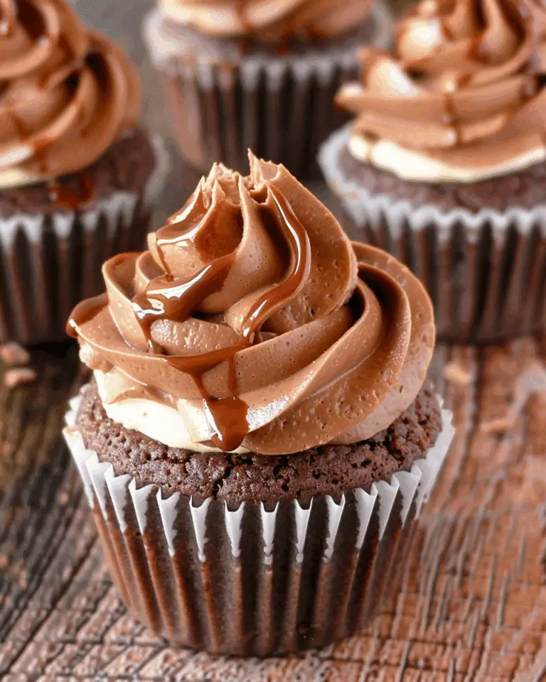 Nutella Cheesecake Cupcakes
