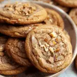 Thick and Chewy Brown Butter Toffee Cookies