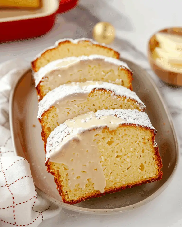 Glazed Eggnog Bread