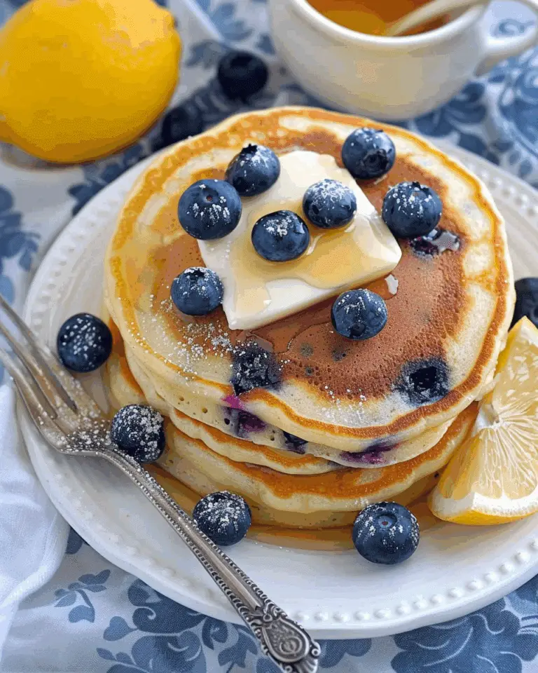 Lemon Blueberry Pancakes