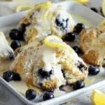 Lemon Blueberry Drop Scones