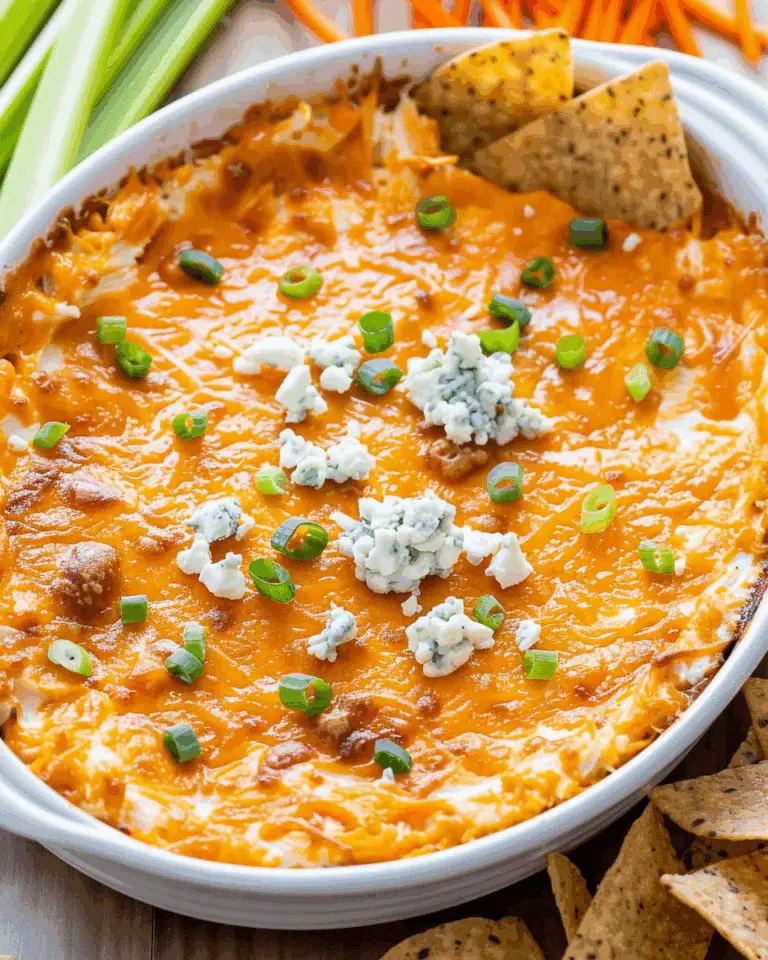 Cottage Cheese Buffalo Chicken Dip