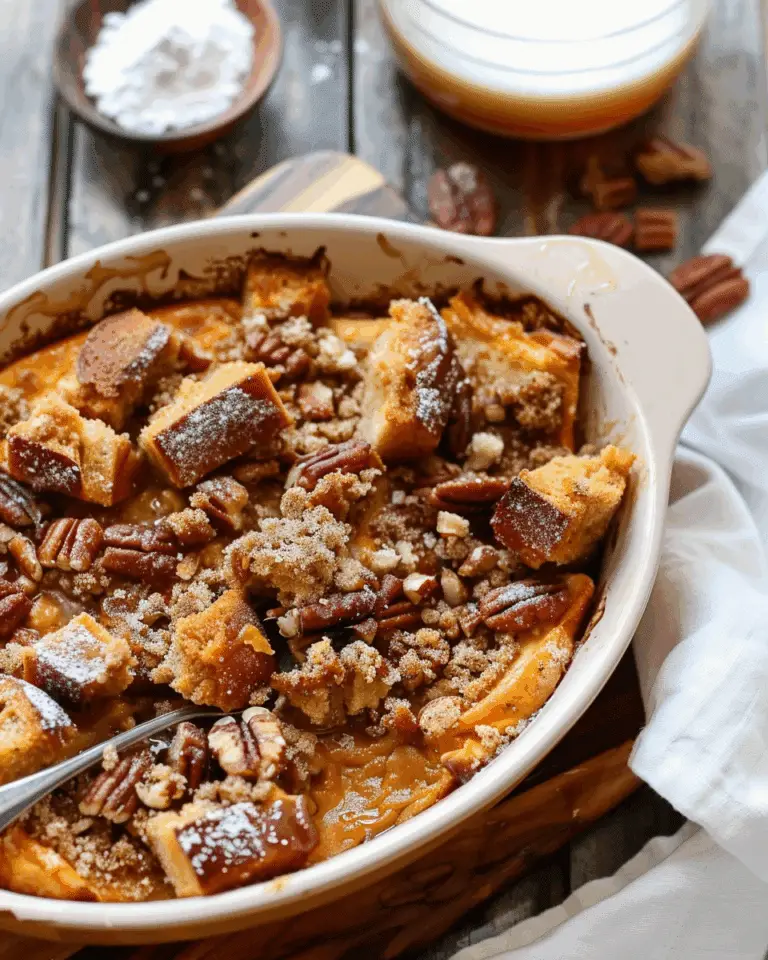 Slow Cooker Pumpkin French Toast Casserole