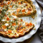 Sweet Potato & Goat Cheese Quiche