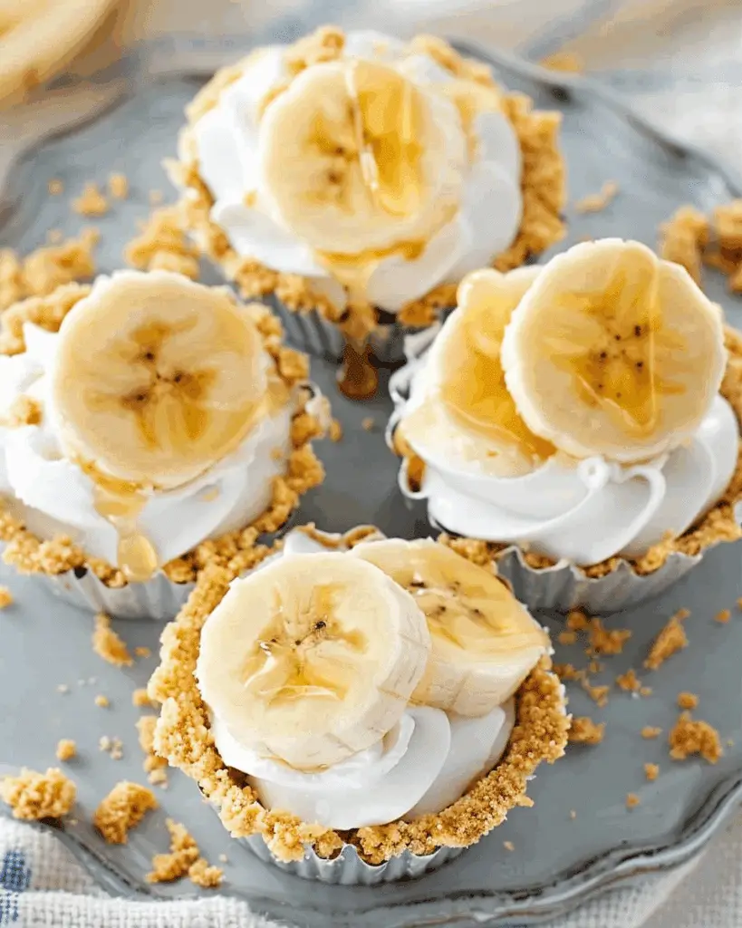 No‑Bake Mini Banana Cream Pies