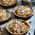 Apple Tartlets with Almond Crunch Topping