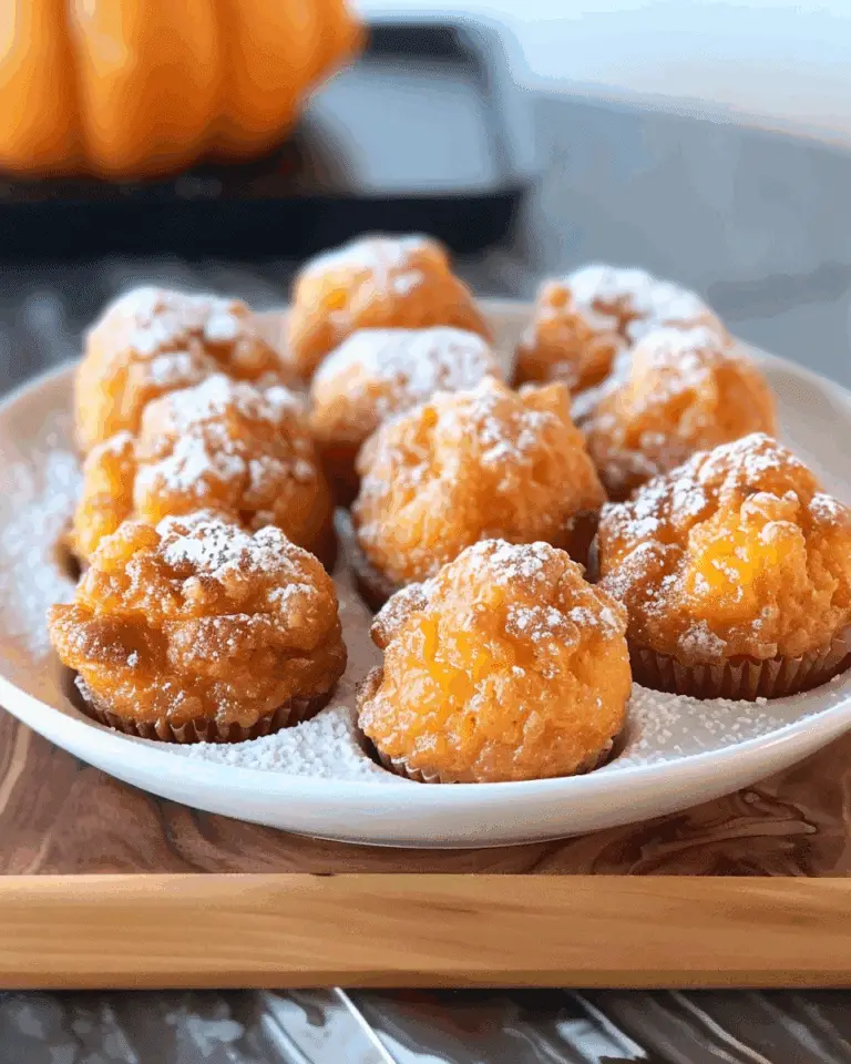Baked Pumpkin Fritter Bites Recipe