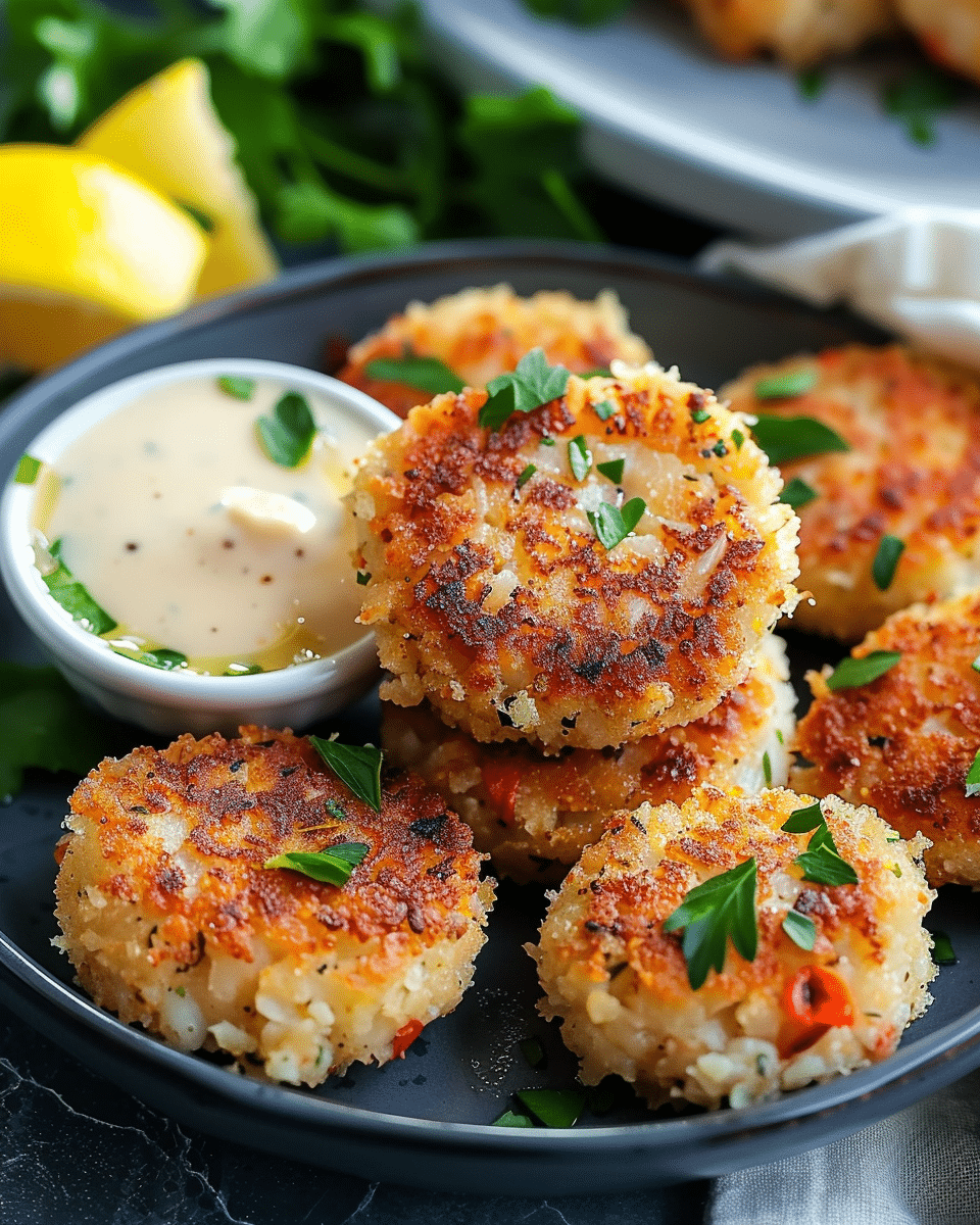 Shrimp Cakes with Lemon Aioli