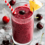 3 Ingredient Cherry Pineapple Smoothie