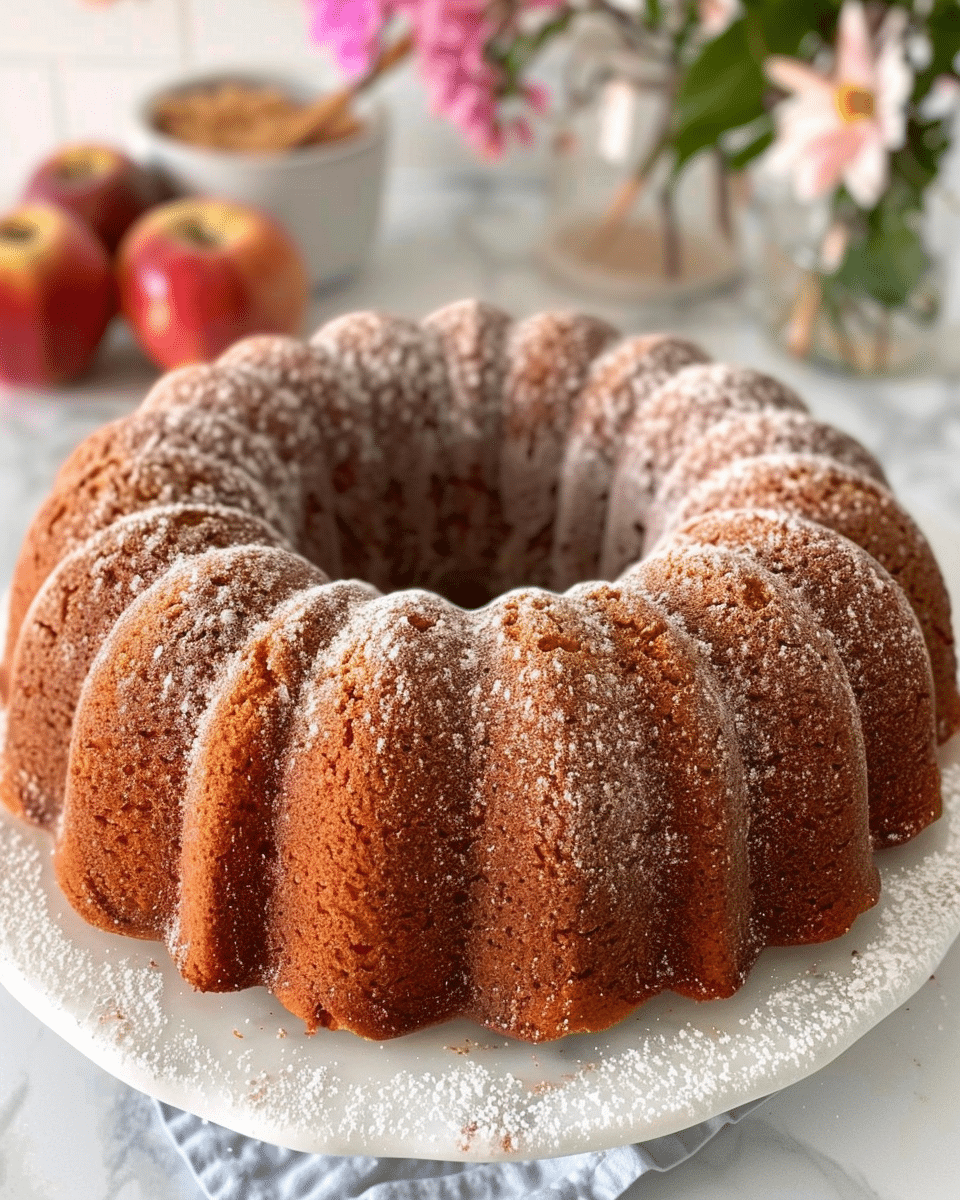 Apple Cider Donut Cake