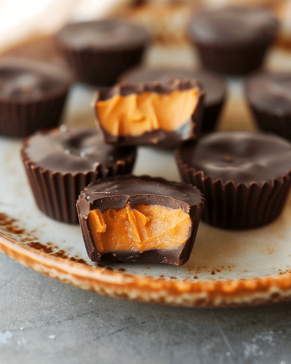 Chocolate Pumpkin Butter Cups