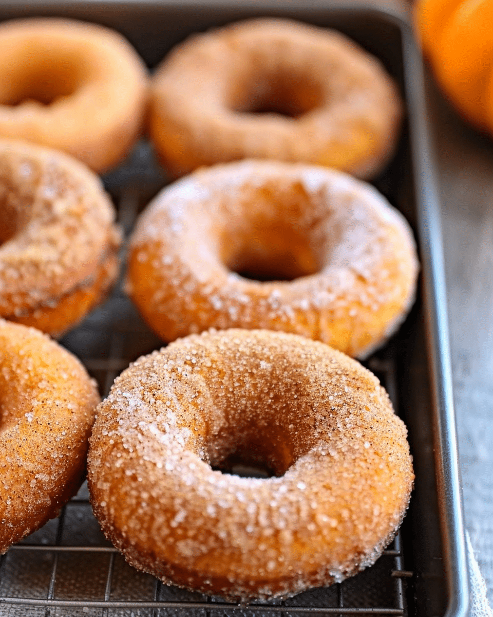 Easy Baked Pumpkin Donuts
