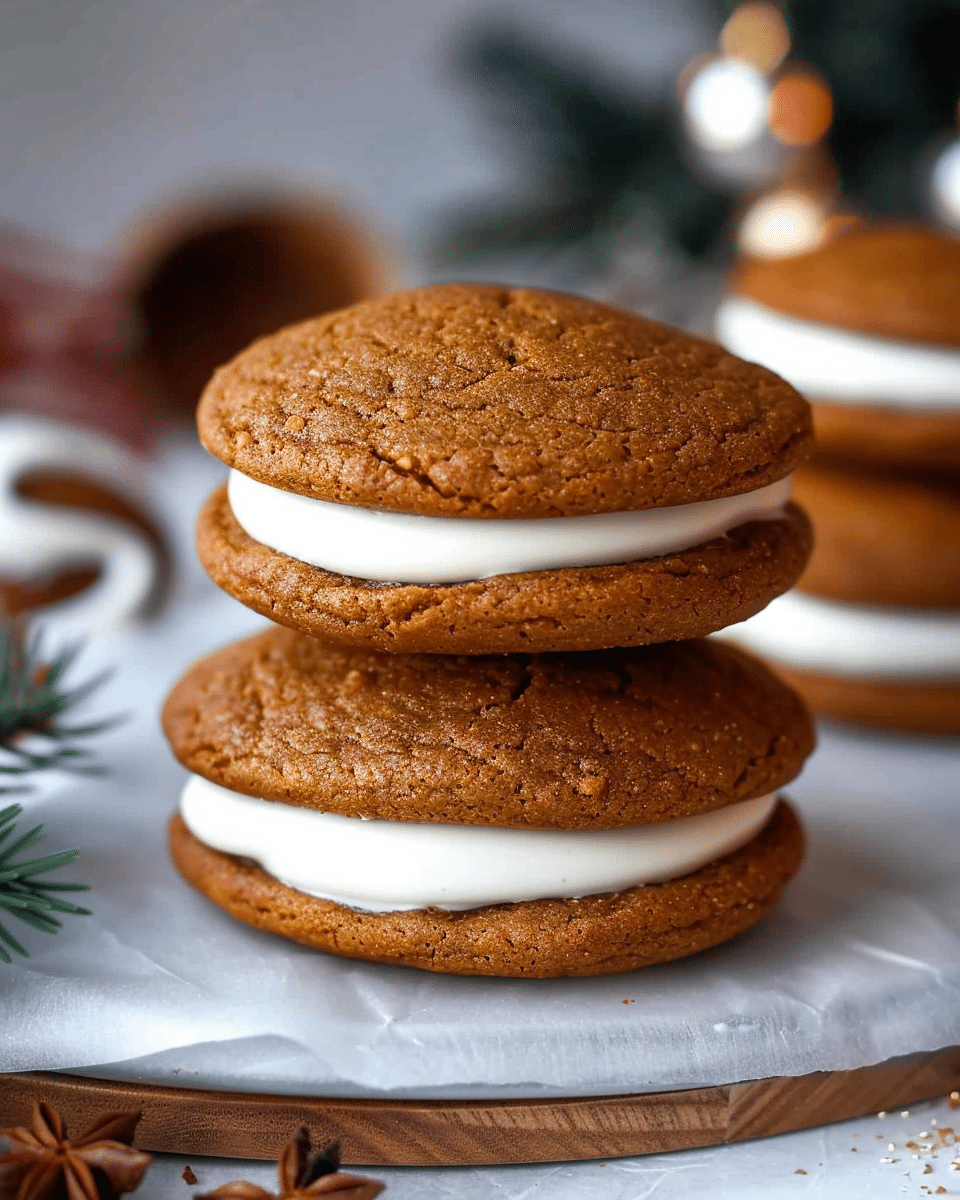 Gingerbread Whoopie Pies Recipe