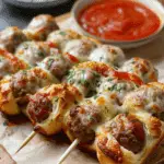 Meatball Subs on a Stick