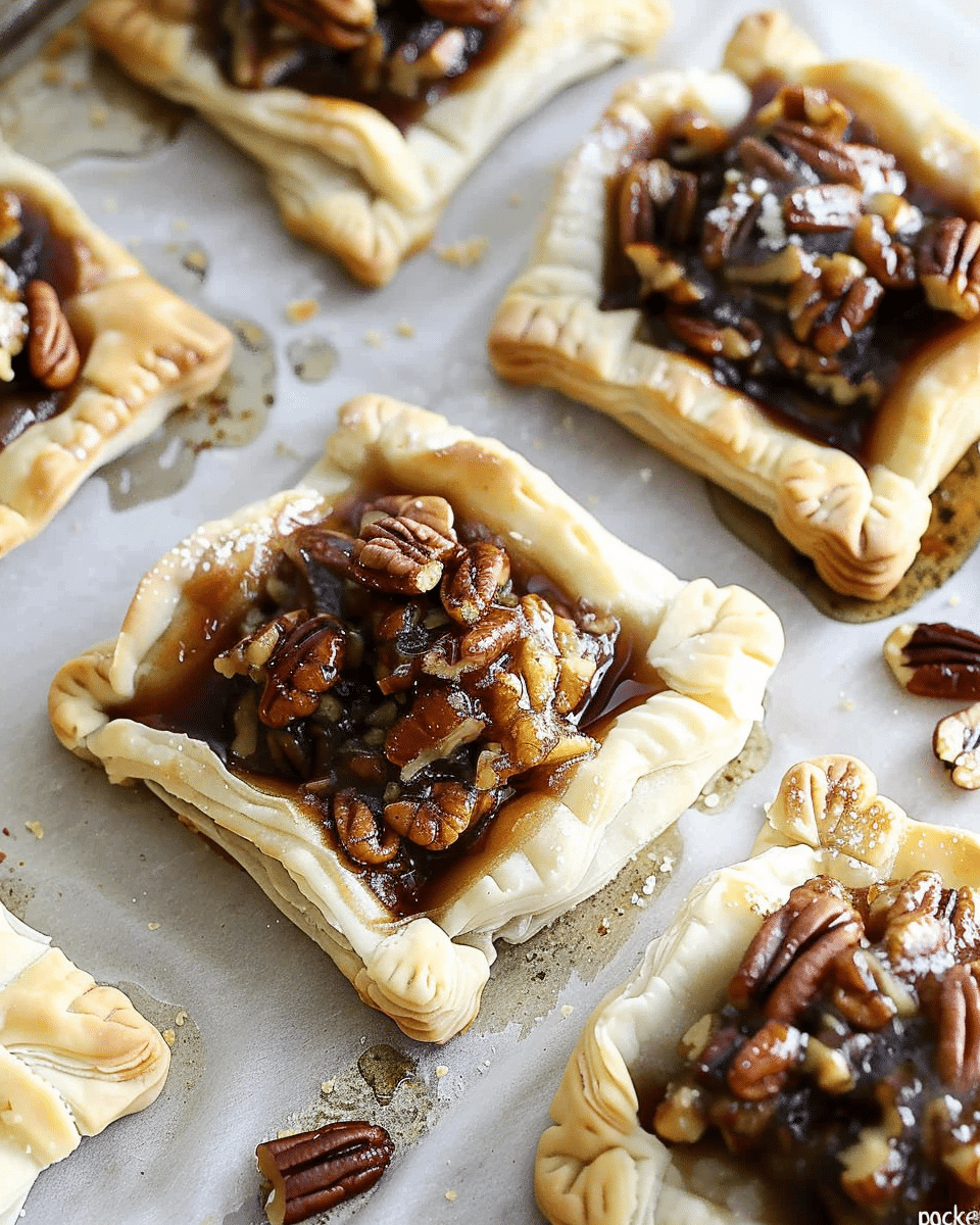 Puff Pastry Pecan Pie Bites