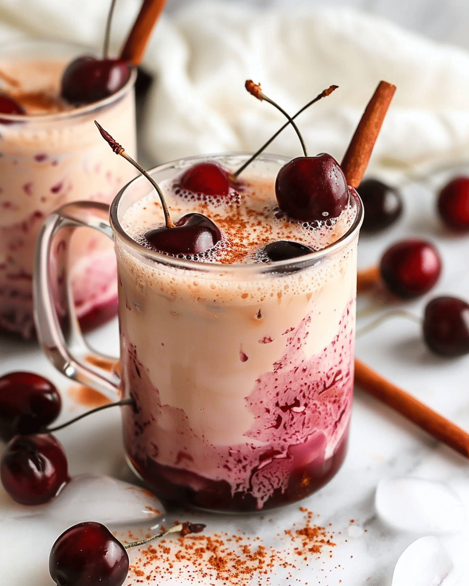 Cherry Earl Grey Milk Tea