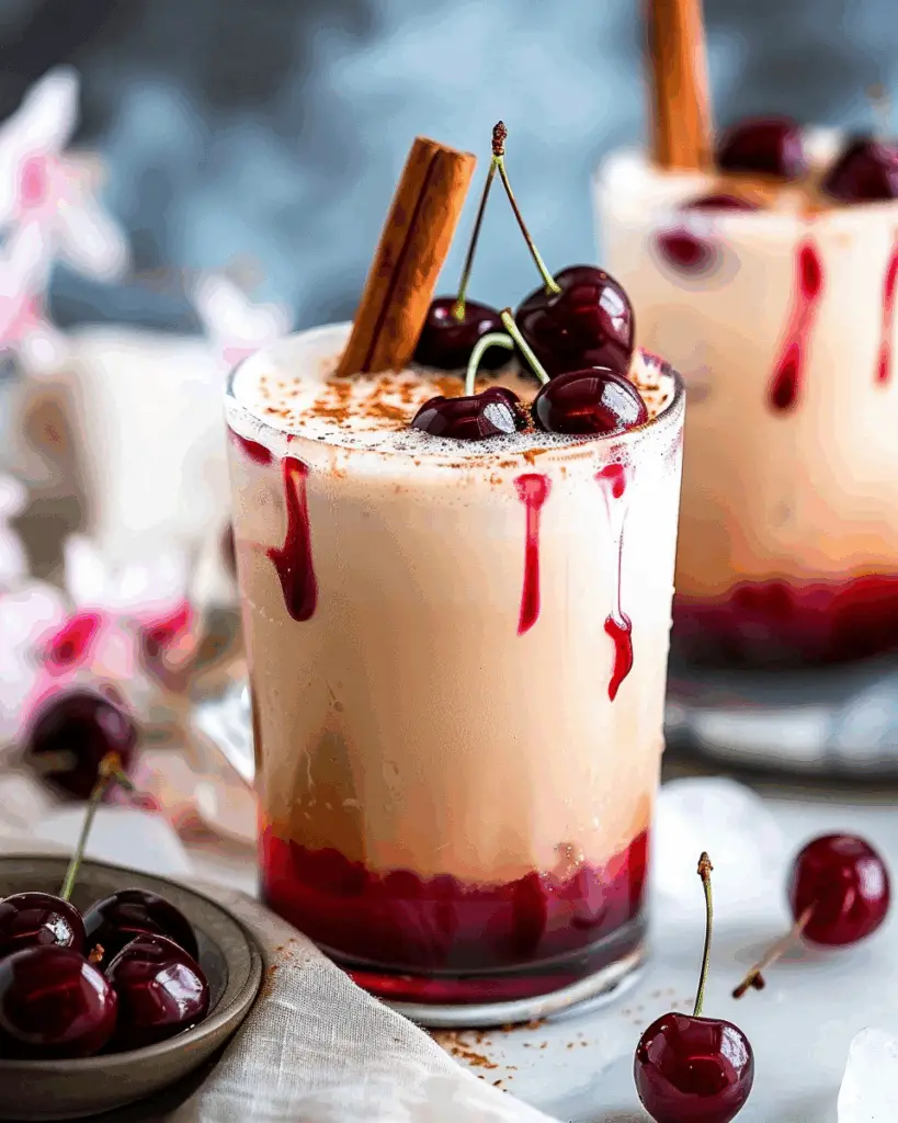 Cherry Earl Grey Milk Tea