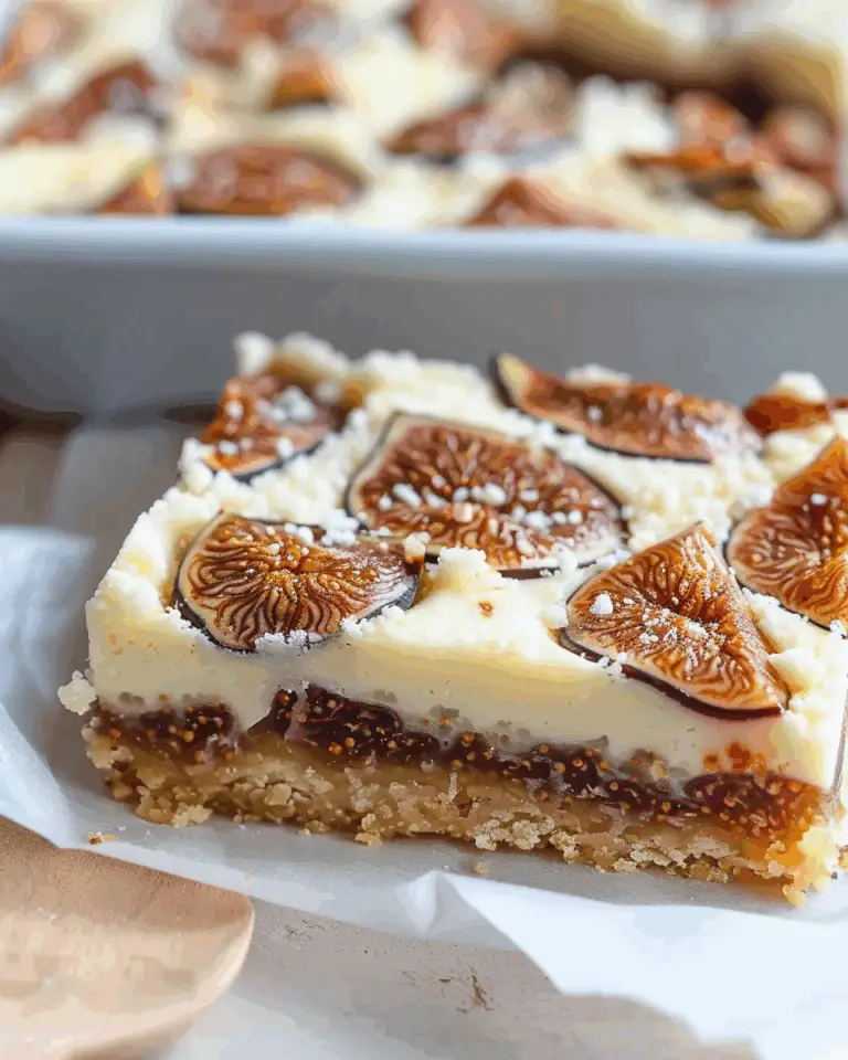 Decadent Fig and Cream Cheese Bars