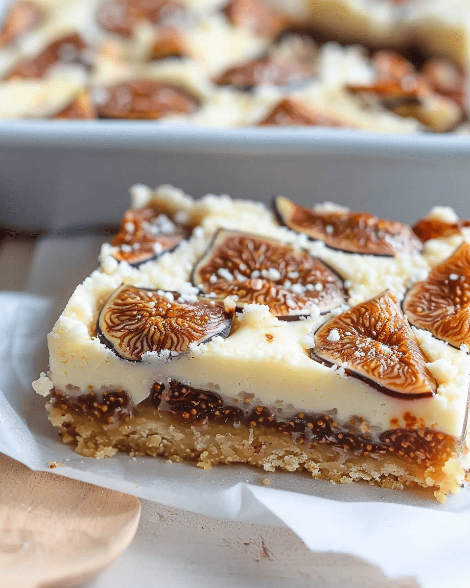 Decadent Fig and Cream Cheese Bars