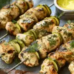 Dill Pickle Chicken Skewers
