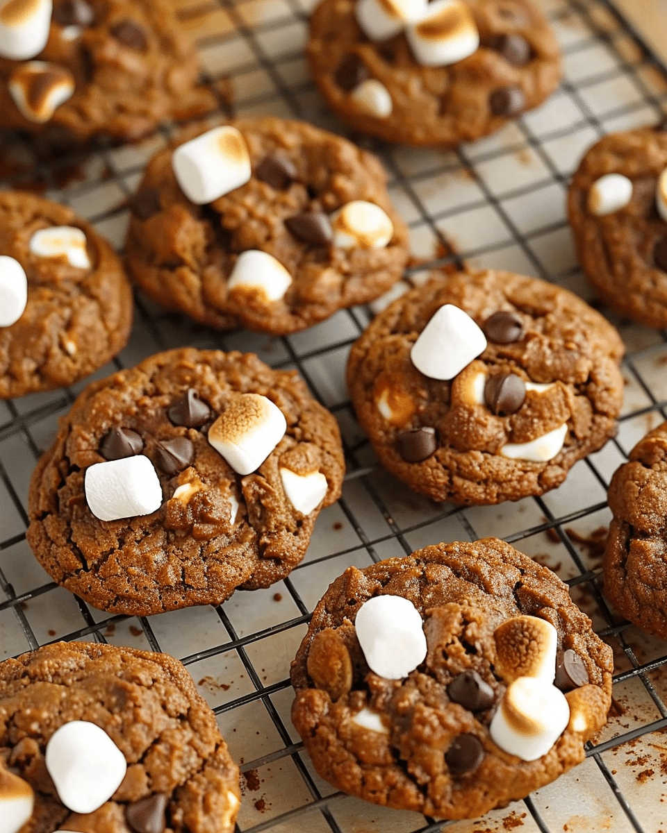 Pumpkin S’mores Cookies