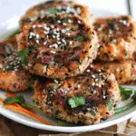 Sesame Crusted Salmon Patties Recipe