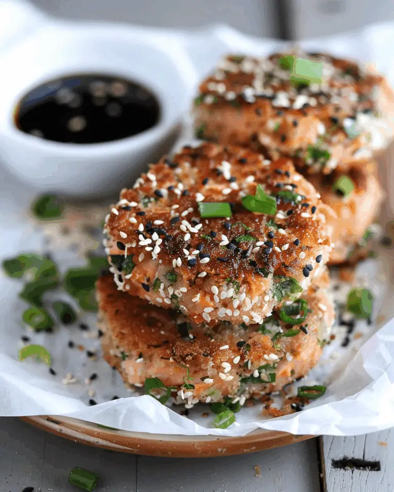 Sesame Crusted Salmon Patties Recipe