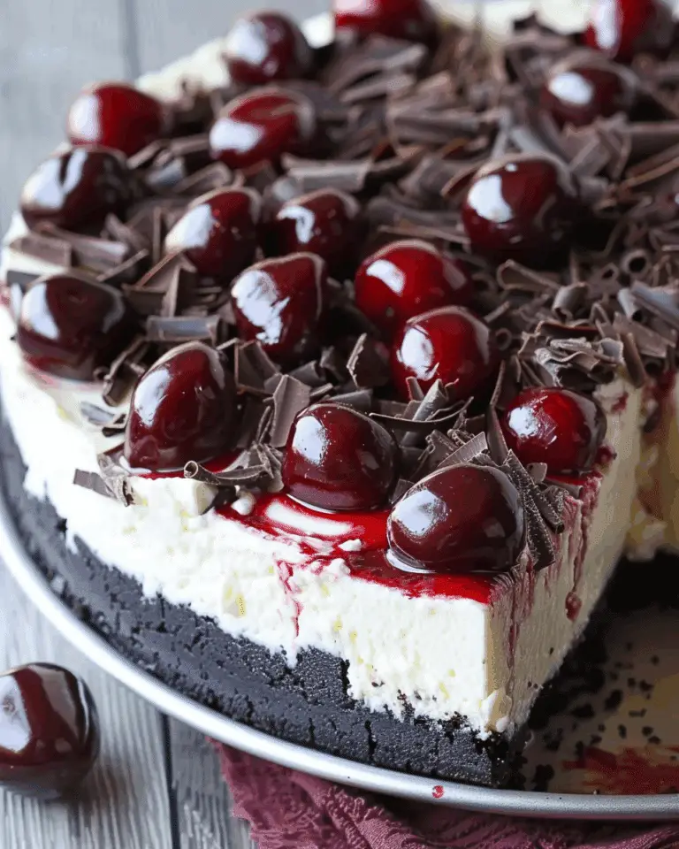 Heavenly Black Forest Cheesecake Bliss