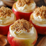 Cheesecake Stuffed Baked Apples
