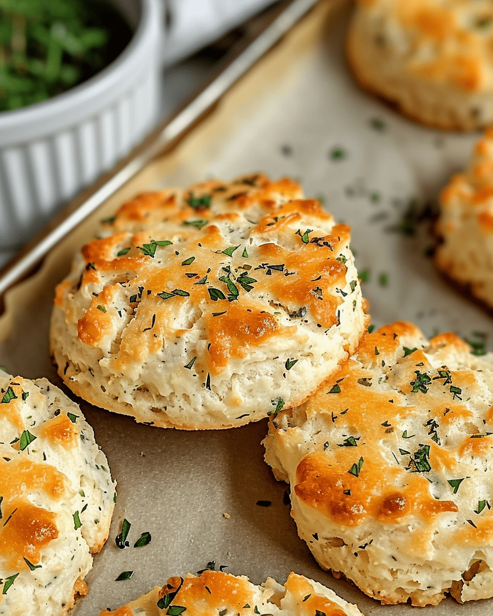 Cottage Cheese and Herb Biscuits Recipe