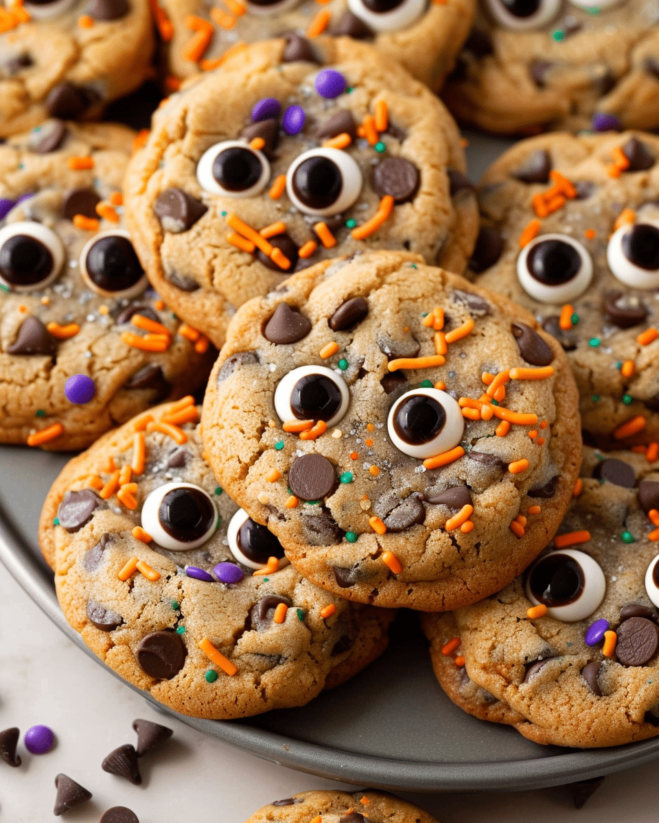 Halloween Chocolate Chip Cookies