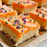 Halloween Frosted Sugar Cookie Bars