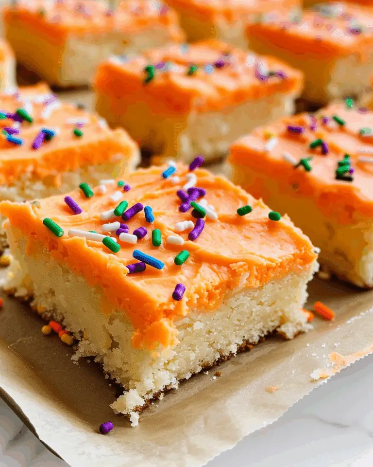 Halloween Frosted Sugar Cookie Bars
