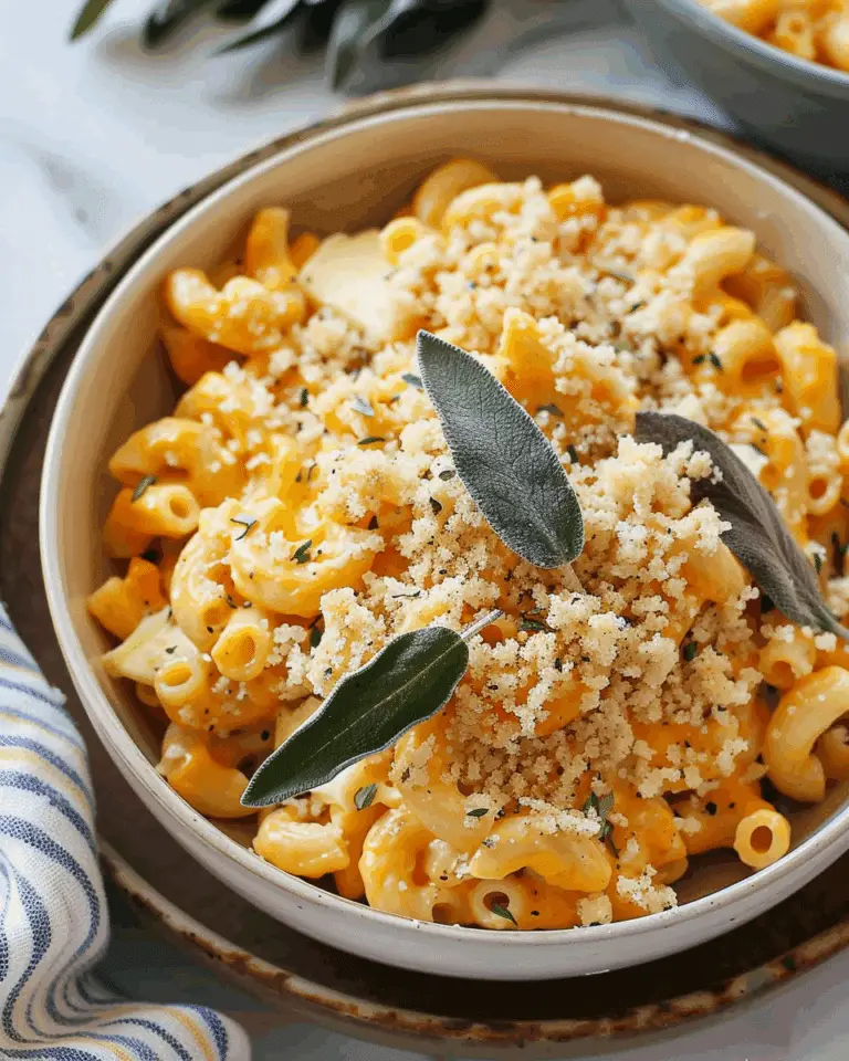 Stovetop Pumpkin Mac and Cheese