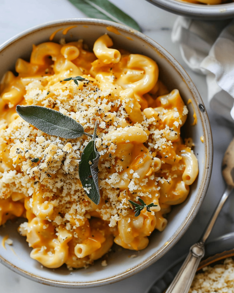 Stovetop Pumpkin Mac and Cheese