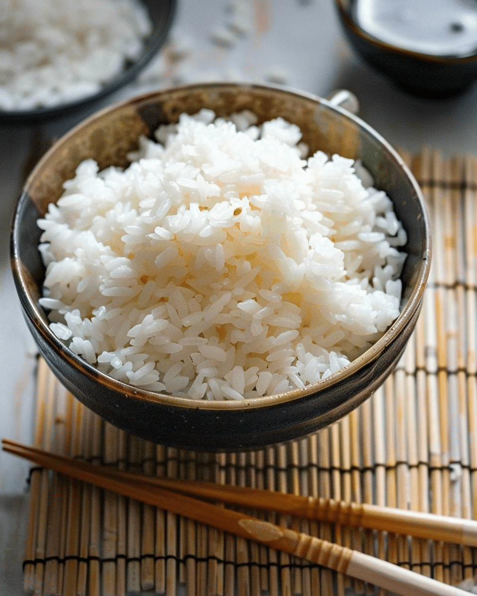 Sushi Rice in Rice Cooker