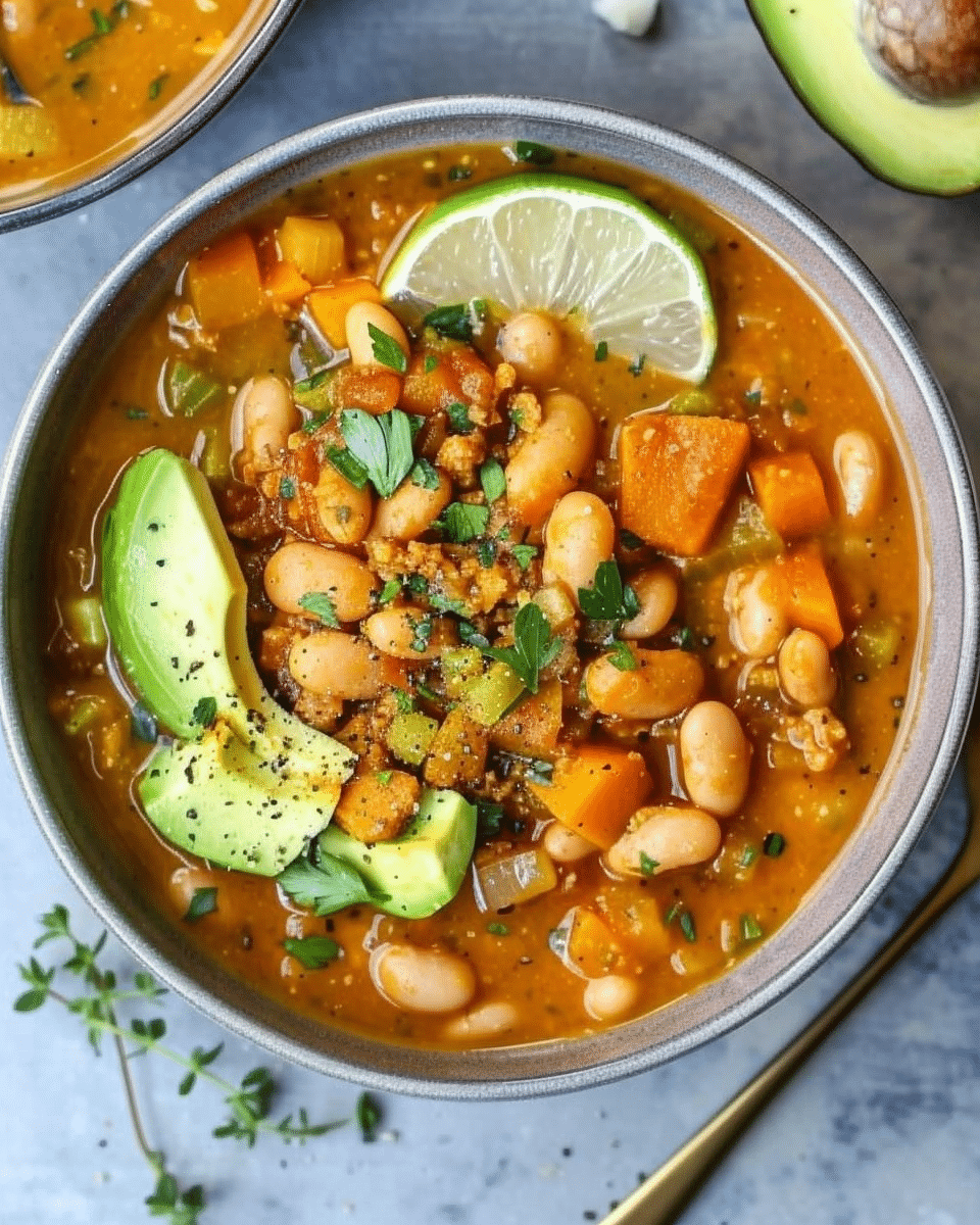 White Bean Pumpkin Chili